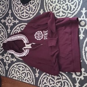 Pink hoodie sweatshirt